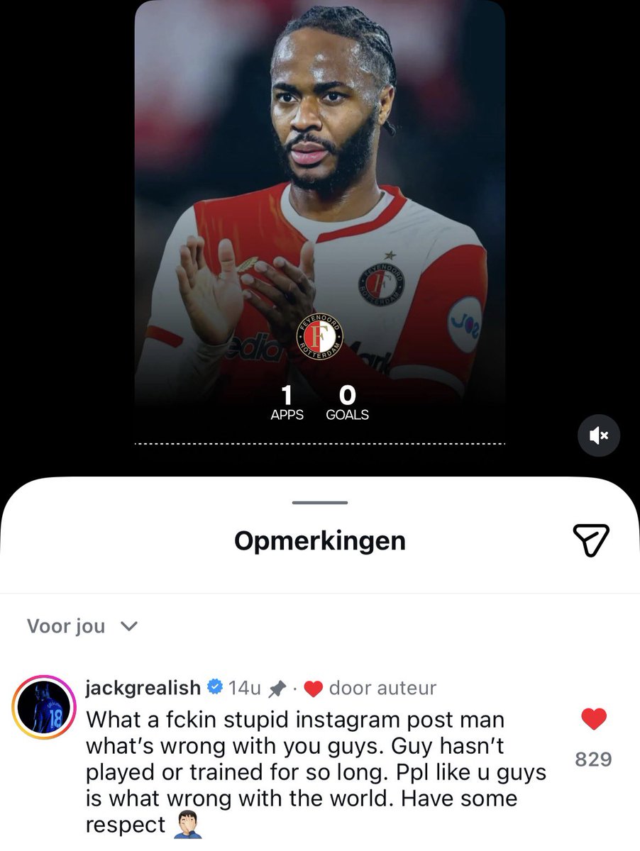 Wilbird010's tweet image. Great response from you @JackGrealish! 
@sterling7 is one of us. #Sterling 🏴󠁧󠁢󠁥󠁮󠁧󠁿#Feyenoord 🔴⚪️⚫️