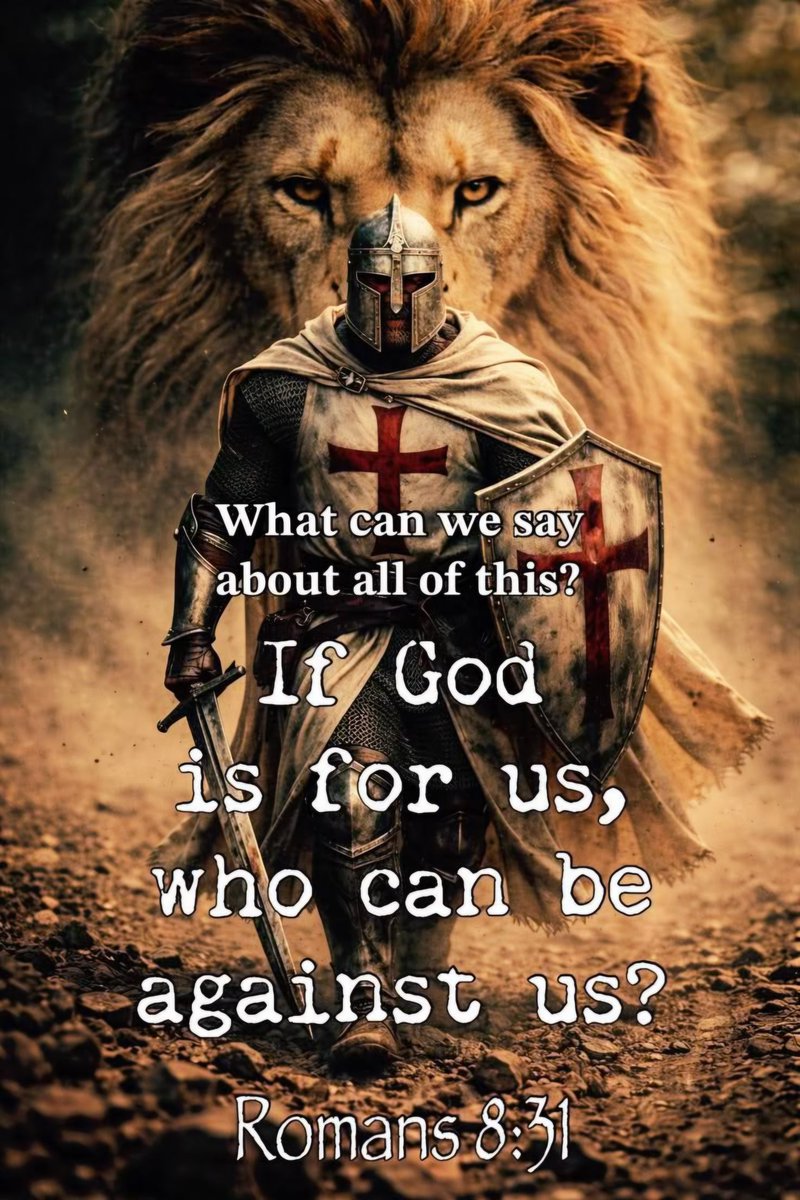 Liz_529's tweet photo. What then shall we say to these things? 
If God is for us, who can be against us?
- Romans 8:31 https://t.co/HSIhztQOU9