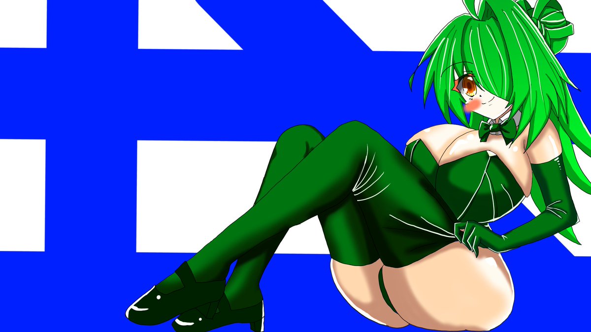 ←2018年6月　→2026年1月
髪色が緑寄りになって片目隠しになったけど同一人物なのよね
#うちの子を初めて描いた時から今の絵柄を見比べるとどれだけ変わったかよく分かる