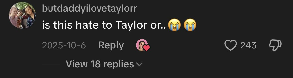 XxcerixXz's tweet photo. I just know this creature ain’t hating on Taylor Swift #Taylorswift #Taylor #tiktok #sybau #trending #hater #x https://t.co/kIZoQCqic2