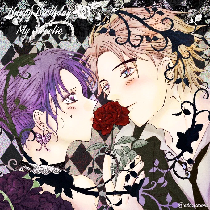 #童しの #Doushino 童しの民が誕生日を祝う矛盾に毎年ぶつかりながらも愛してるよハニー!!しのぶちゃんの不屈さと気高さは童磨無しでは見れなかった…第2章楽しみにしてるよ.*˚