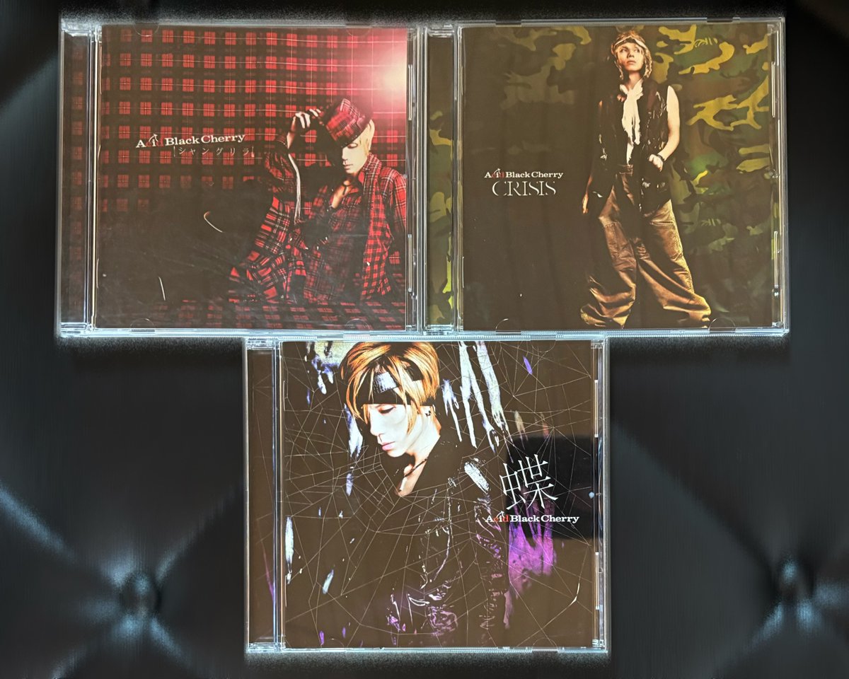 Acid Black Cherry ｢シャングリラ｣｢蝶｣｢CRISIS｣ CD ONLY初回限定盤 帯