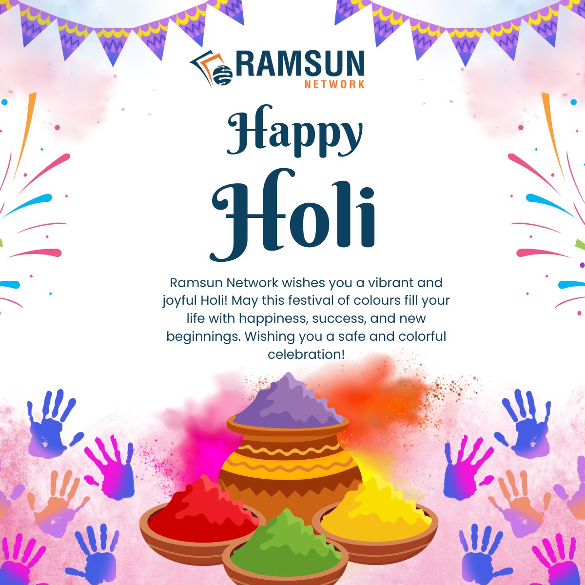 NetworkRamsun's tweet photo. Happy Holi 🎨
May this festival of colours bring joy, success, and new beginnings your way!
— Ramsun Network

#HappyHoli #Holi2026 #RamsunNetwork #NewBeginnings https://t.co/IApciB0tCn