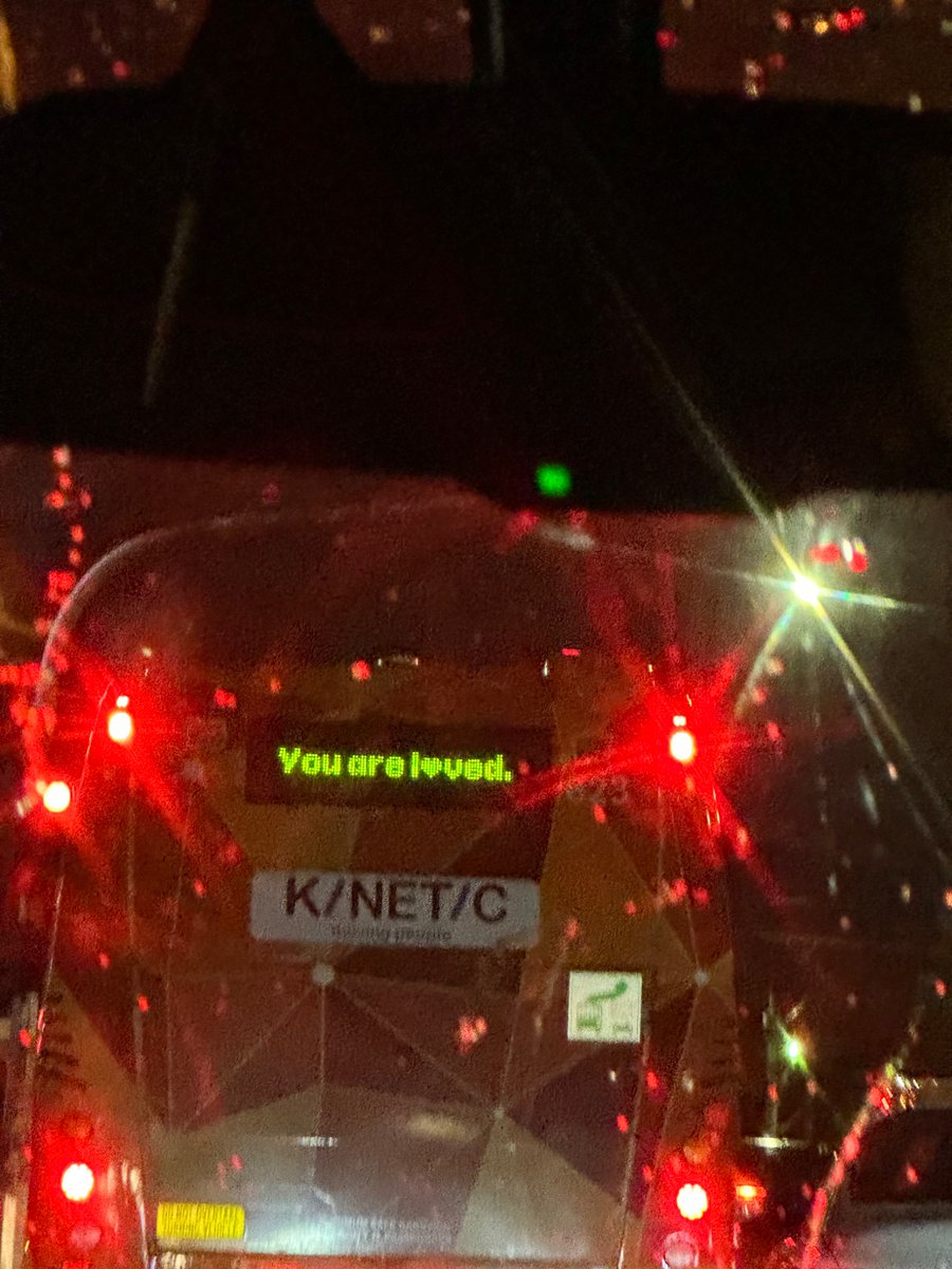If nobody loves me at least I know bus loves me