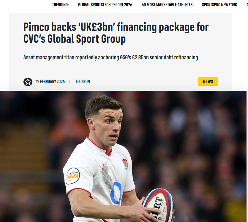 luisgarcialanga's tweet image. Mientras los pequeños se obsesionan con IA y fondos pasivos…

En el Mail Diario de hoy explico las últimas noticias de grandes inversiones en deporte protagonizadas por #CVC #Pimco y #Ares