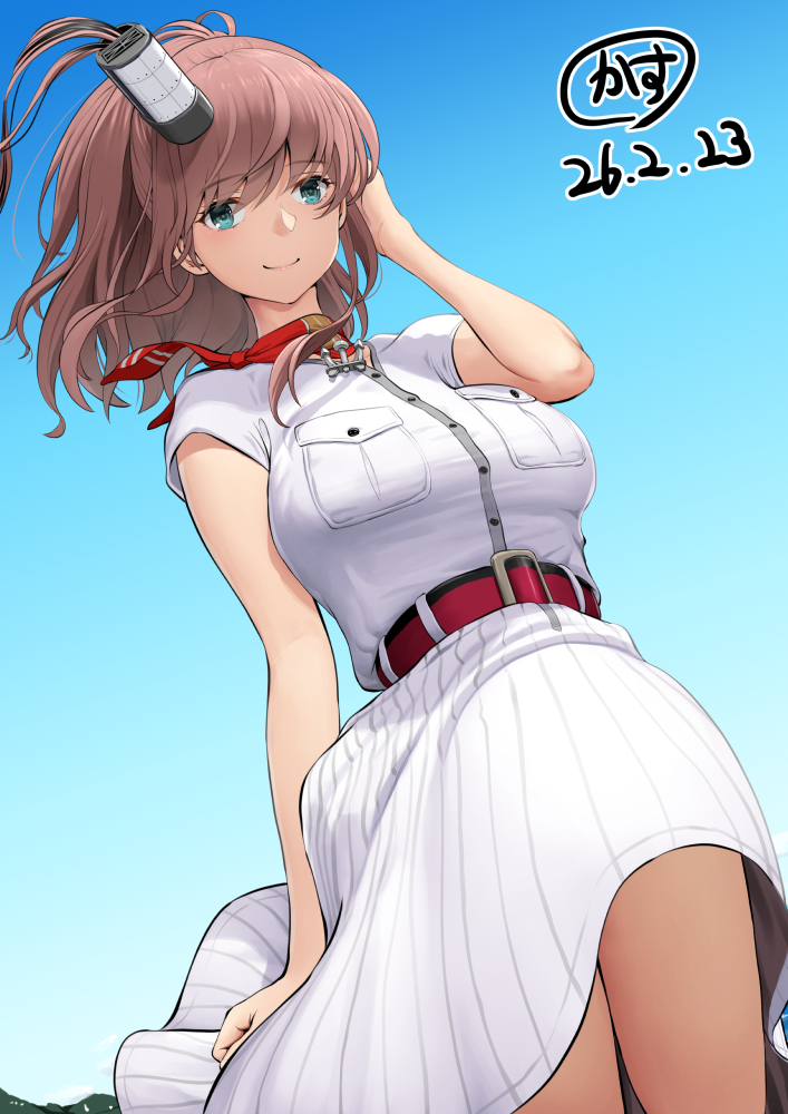 先日シブリクで描いたサラトガちゃんです。改めてご依頼大感謝!! 