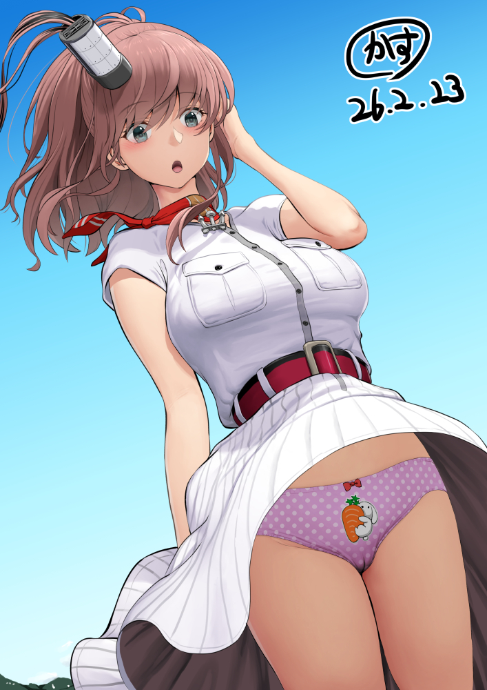 先日シブリクで描いたサラトガちゃんです。改めてご依頼大感謝!! 