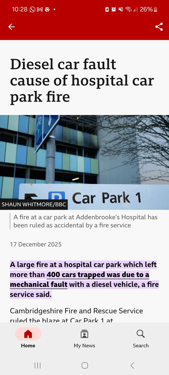 NoA1Dualling's tweet photo. @eva_jacky @GBNEWS Take these two major fires for example, both staryed by diesel vehicles, not EV's. https://t.co/1s0EsiXFmn