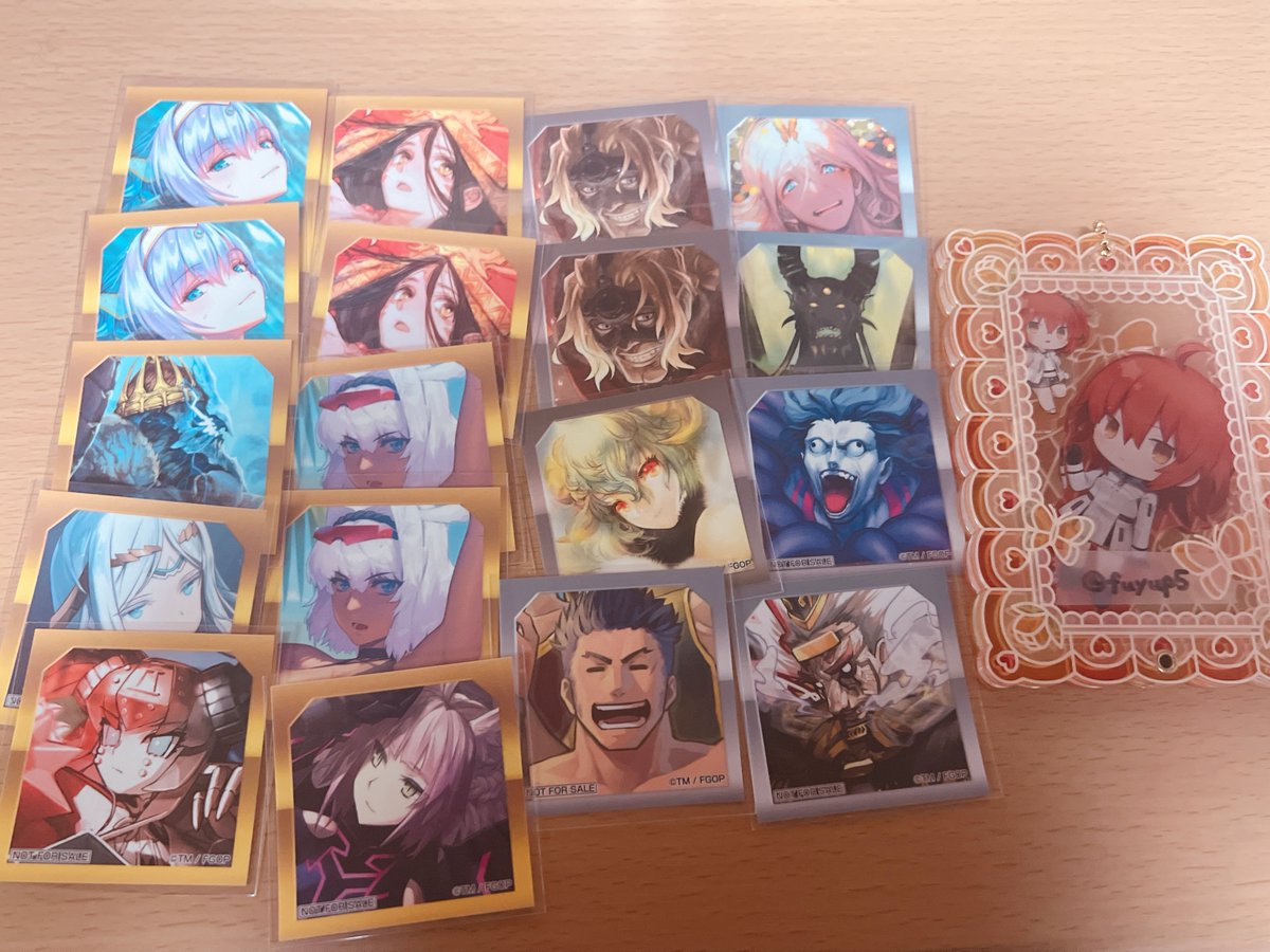 交換┊譲渡〛 FGO 最終再臨展 入場 特典 ステッカー 譲:画像参照 求:各