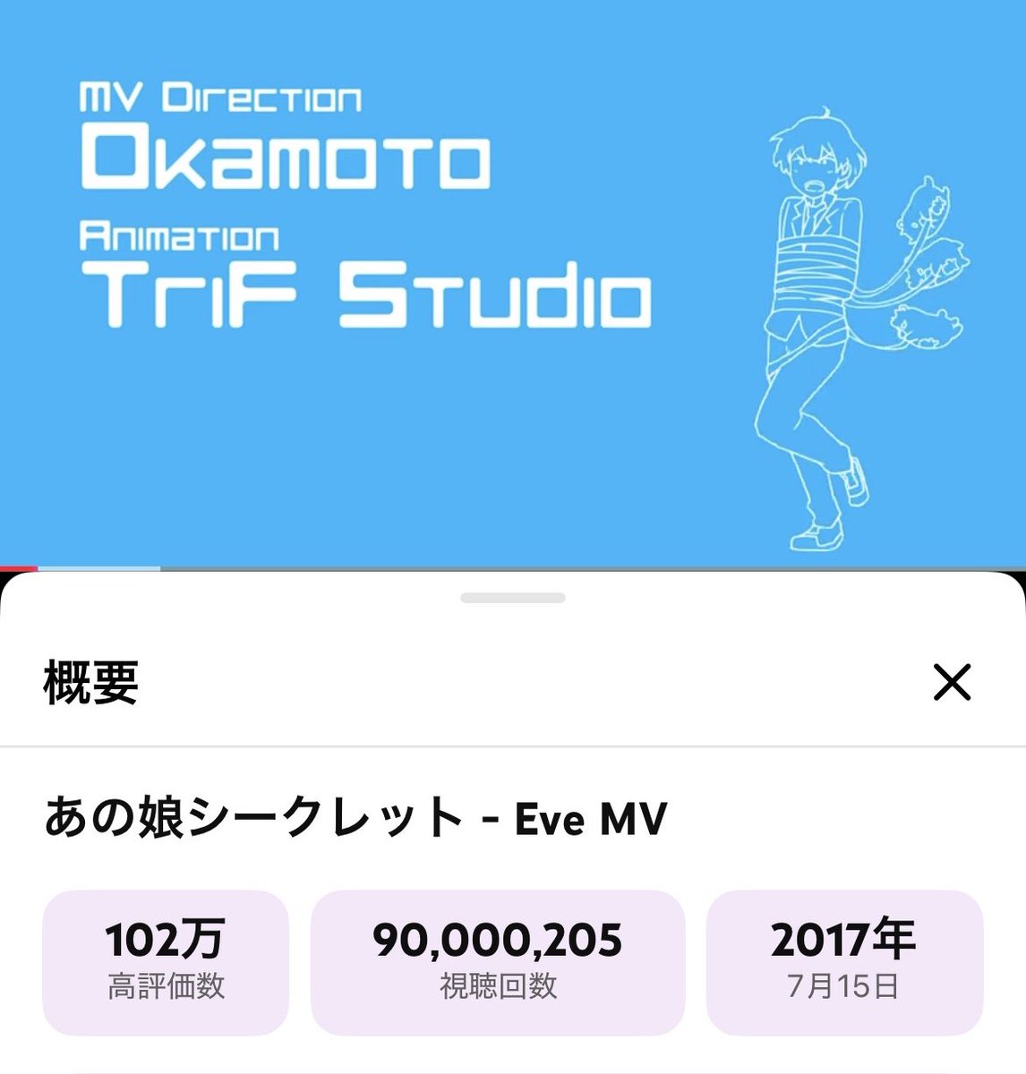 9000万回再生✨️