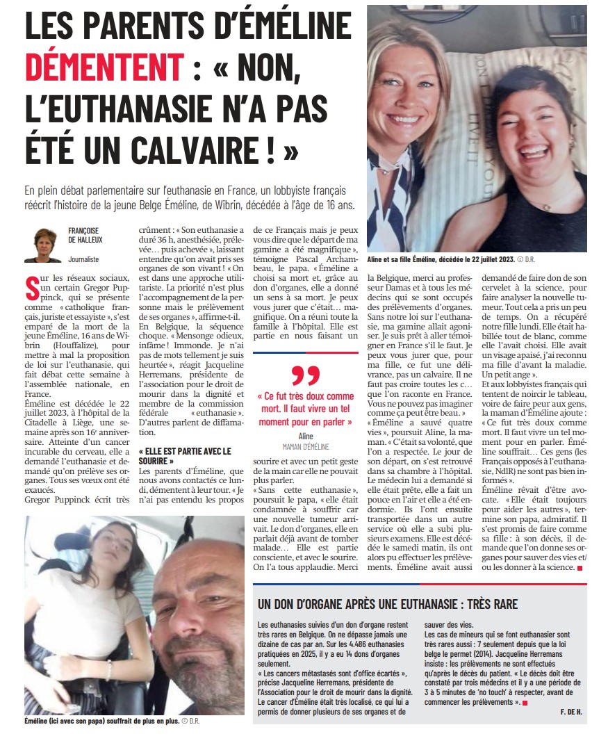 La famille d’Émeline vous demande de cesser vos mensonges... #Honte