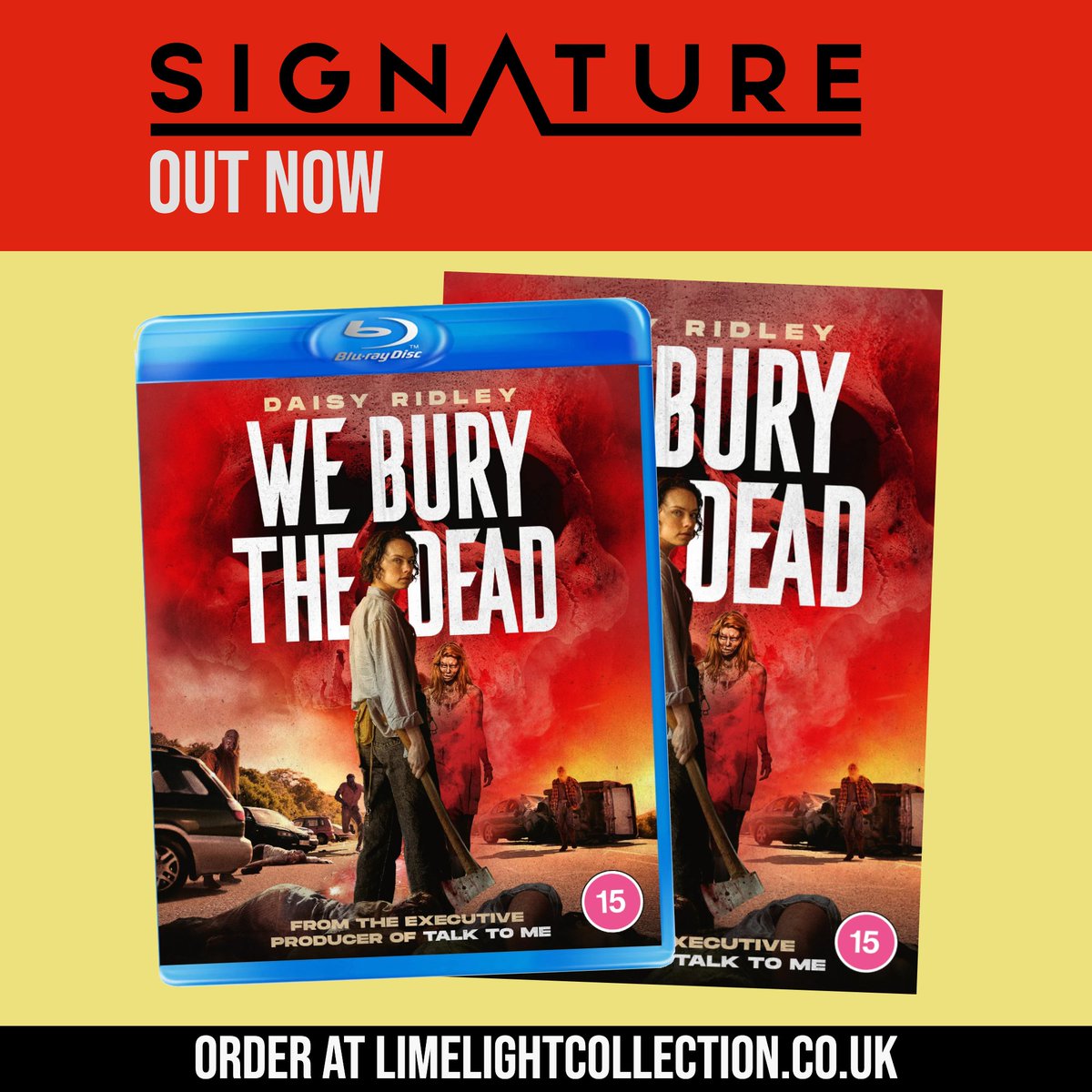 NEW <a href="/SignatureEntUK/">Signature Entertainment 🎬</a> RELEASE

After a catastrophic military disaster, the dead don’t just rise... they hunt.

Daisy Ridley (Star Wars: The Force Awakens) stars in a spin on the zombie film from the executive producer of the horror smash Talk To Me.

BUY NOW
tinyurl.com/d5pt9cf9