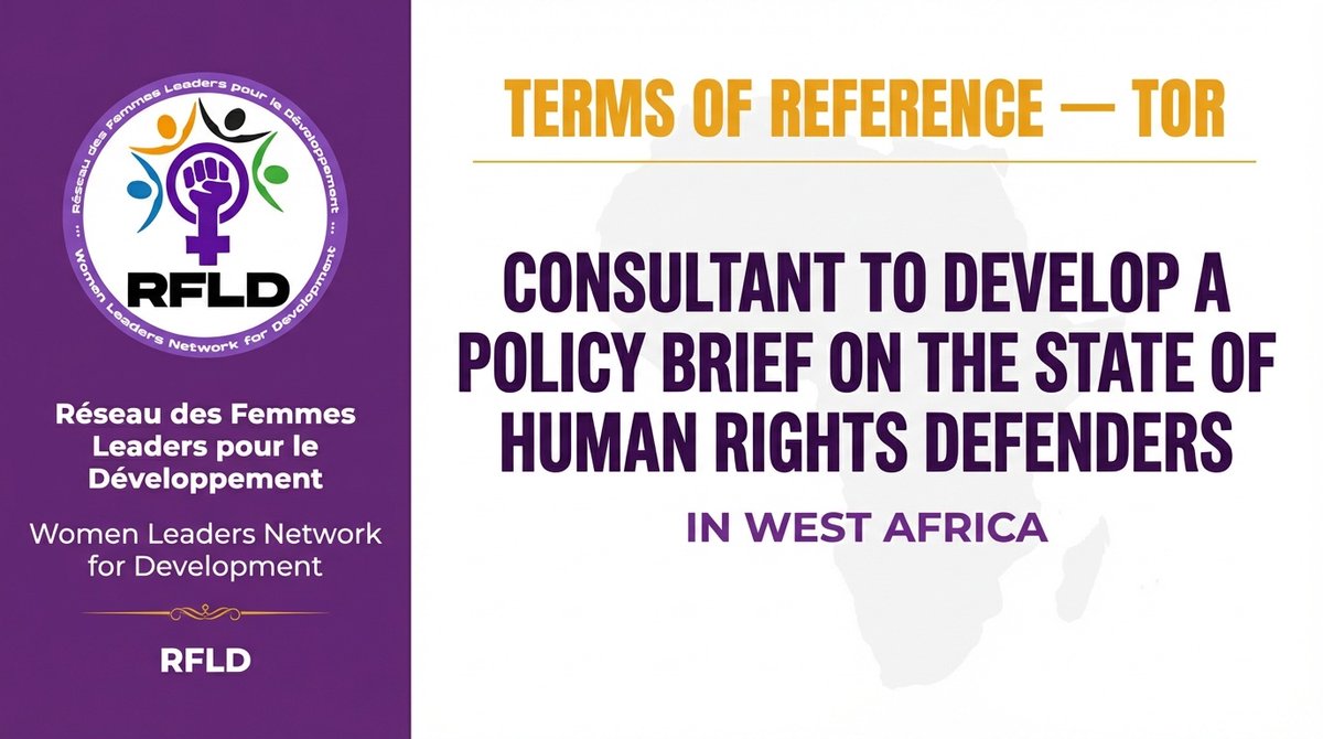 Women Leaders Network for Development (RFLD) tweet media