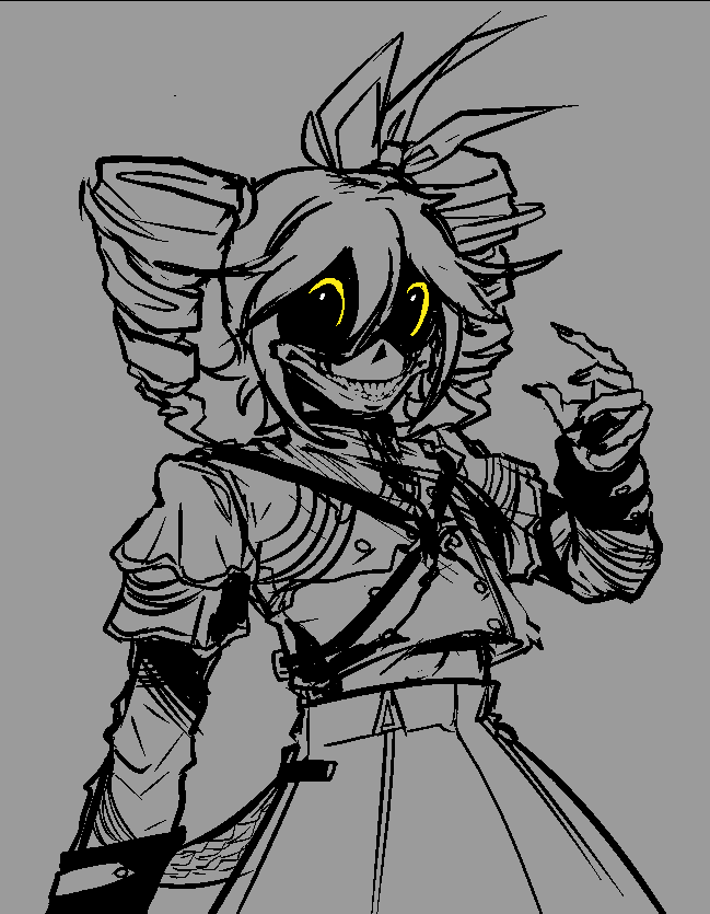 my drawing warm up for today i guess lol