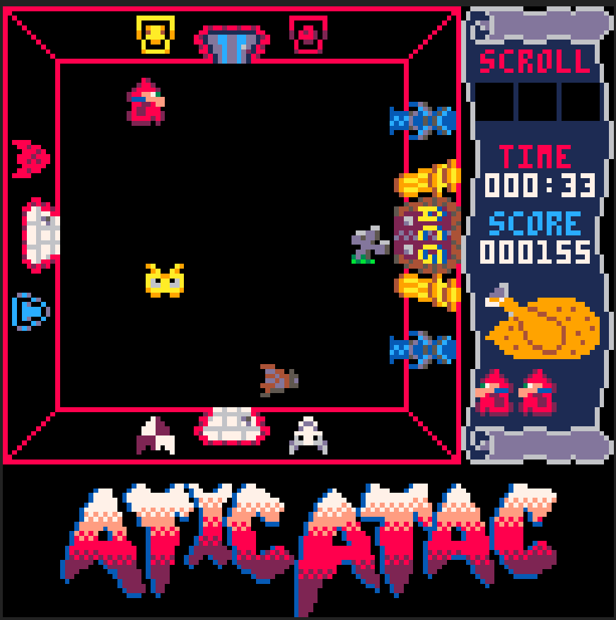 Roolandoo's tweet photo. Hoy os recomiendo una gran colección de REMAKES creados por @M1N10N para #PICO8. Clásicos como Manic Miner, Atic Atac, Pyjamarama o Frogger han sido hermosamente trasladados a esta consola virtual:
🔗https://t.co/VACzpJStuK https://t.co/FevWCzwJbo