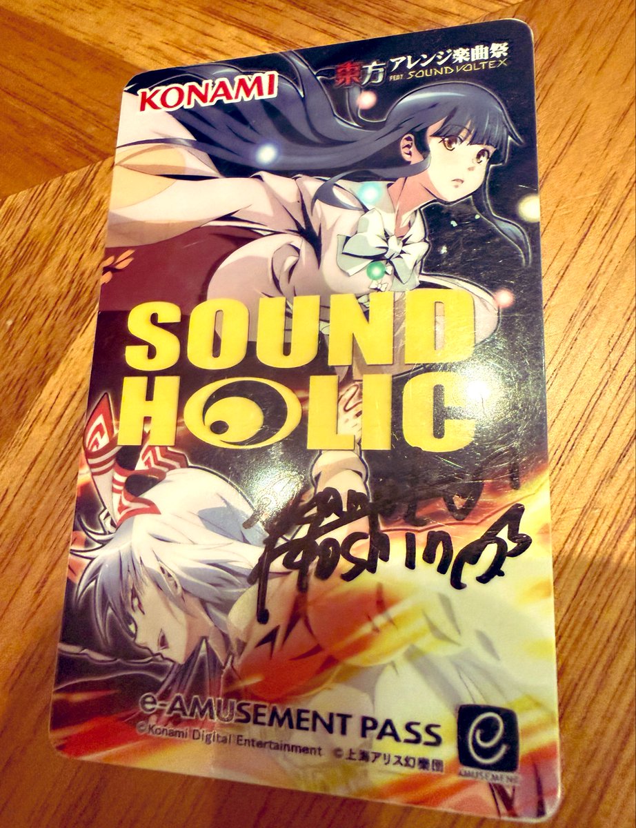 ほっしーのサイン入りサンホリ仕様のe-pass✨宝物