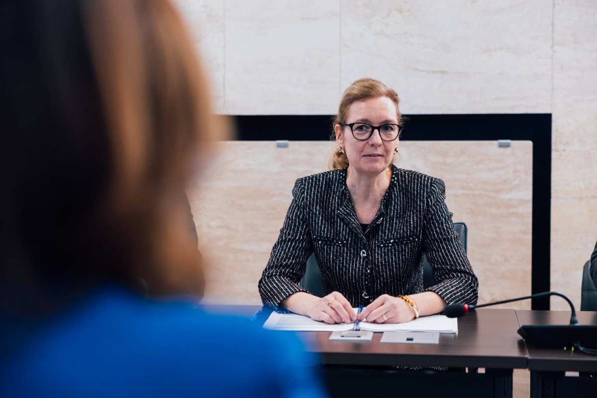 MZEZ_RS's tweet image. MFEA @tfajon met with #Liechtenstein counterpart Sabine Monauni on the margins of the #HRC61 in Geneva, where they discussed 🇸🇮🤝🇱🇮 cooperation, security in Europe 🌍, Liechtenstein’s close cooperation with the #EU, and fragile multilateralism.