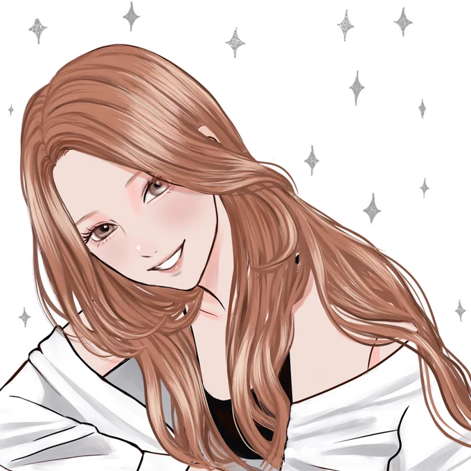 にこっ #イラスト