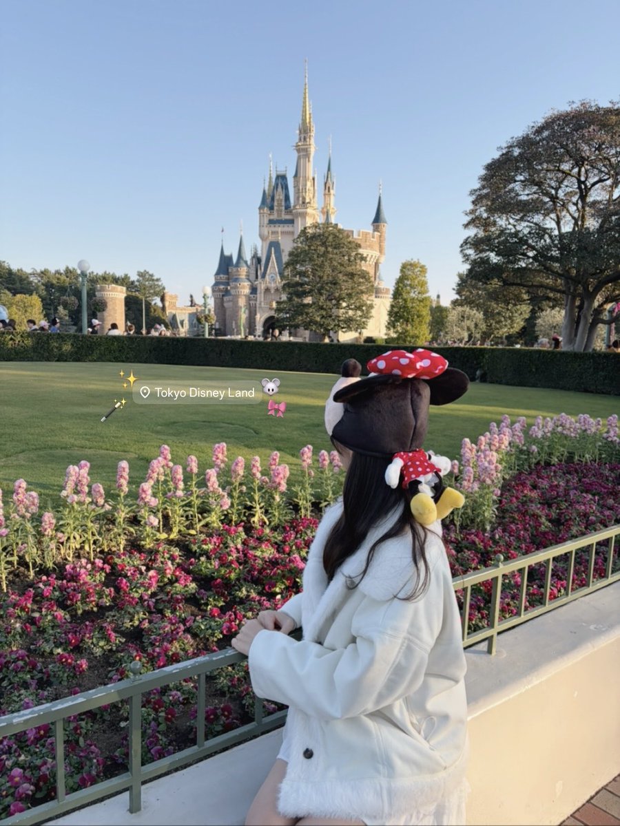 魔法にかけられた日…🪄🎀 ディズニーはランドが好きかも😌🤍 #日常垢