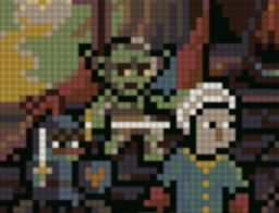 0xmonamon's tweet photo. Day 930: Tabletop RPG @basepaint_xyz https://t.co/IUIcHVyo4U