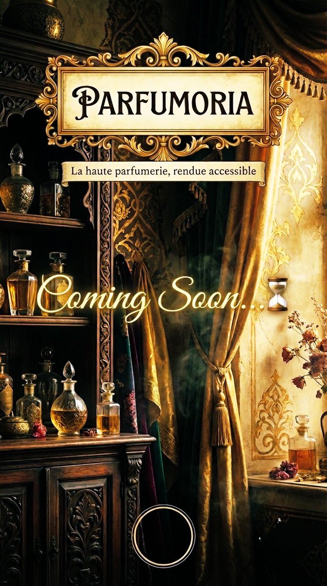 parfumoria's tweet photo. Le luxe n'est plus un privilège, c'est une émotion à portée de main. ✨⏳🔥
#Nouveauté #Lancement #ComingSoon #Decouverte #BonPlan #Tendance #Surprise #parfum #fragrance https://t.co/hmDJStkf86