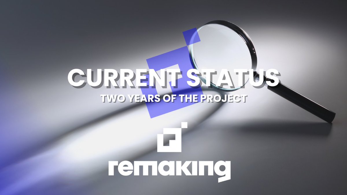 🔎 Current status of #REMAKING

🎉 To mark the #project's second anniversary, we asked several #members of the #consortium for their views on its current status and progress

🔗Video on our YouTube channel:
youtu.be/SbG1hTuW2Ms?si…

#HorizonEU
