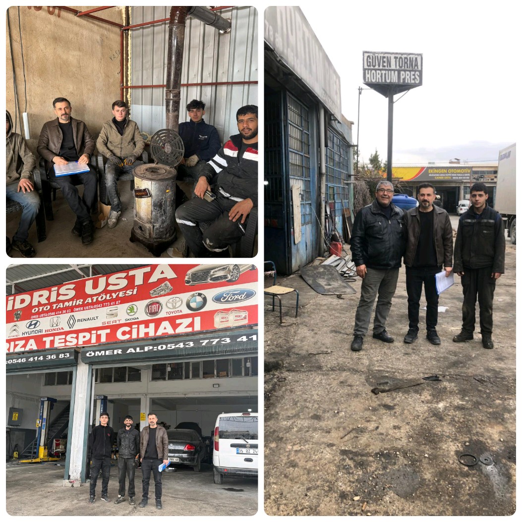 Nusaybin Mesleki Eğitim Merkezi olarak işletmelerdeki öğrenci ziyaretlerimiz devam ediyor.
Öğrencilerimizin mesleki gelişim süreçlerini yerinde takip ediyor, işletmelerimizle iş birliğimizi güçlendiriyoruz.

<a href="/Nsy_Kaymakamlik/">Nusaybin Kaymakamlığı</a> 
<a href="/nusaybin_mem/">Nusaybin İlçe Milli Eğitim Müdürlüğü</a> 
<a href="/haciavlanmaz/">HACI YUSUF AVLANMAZ</a>