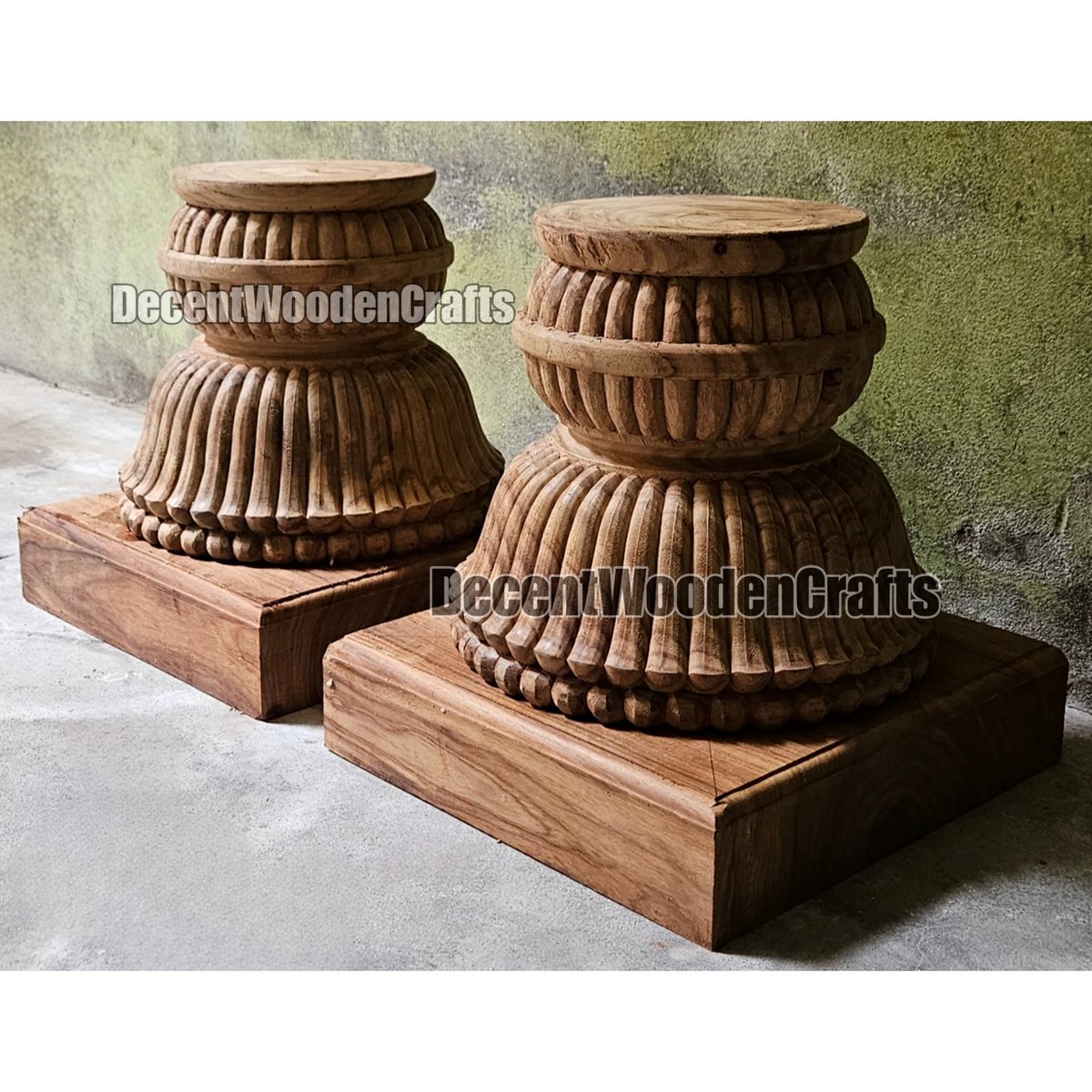 Shop_DWC's tweet photo. Elevate your interiors with our Hand Carved Wooden Pillar Base 🪵✨
Perfect for luxury home &amp; antique showrooms.

✔ Solid Sheesham / Teak Wood
✔ Antique Finish
✔ Custom Sizes Available
✔ Made in India

#WoodenPillarBase #AntiqueFurniture #WoodCarving #TempleDecor #MadeInIndia https://t.co/E0NLct5SlY