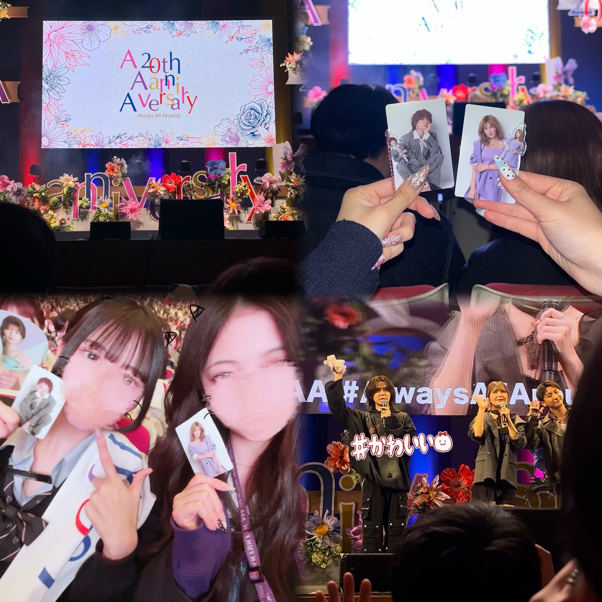 aachan158's tweet photo. ♡2/22 AAA 20thイベント 夜公演♡
夜公演も席運に恵まれて3列目ドセン😭
そしてゲームコーナーで『すえよししゅうた‼️』って言ったら拾ってくれて秀太にブチ切れられたwww👈🏻
ネタバレになっちゃうから詳しくはALTに書きます😌🩷
ほんとに最高の1日でした😭😭
#AAA #AlwaysAllAround #AAA20th https://t.co/ey67Iqox5t
