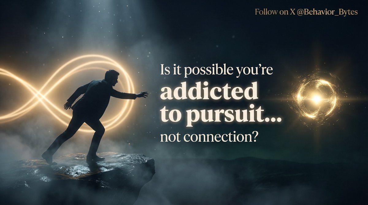 Behavior_Bytes's tweet photo. Is it possible you’re addicted to pursuit… not connection?
@diamondfx144152 @aaronmmakiki https://t.co/KmWsD5nJqv