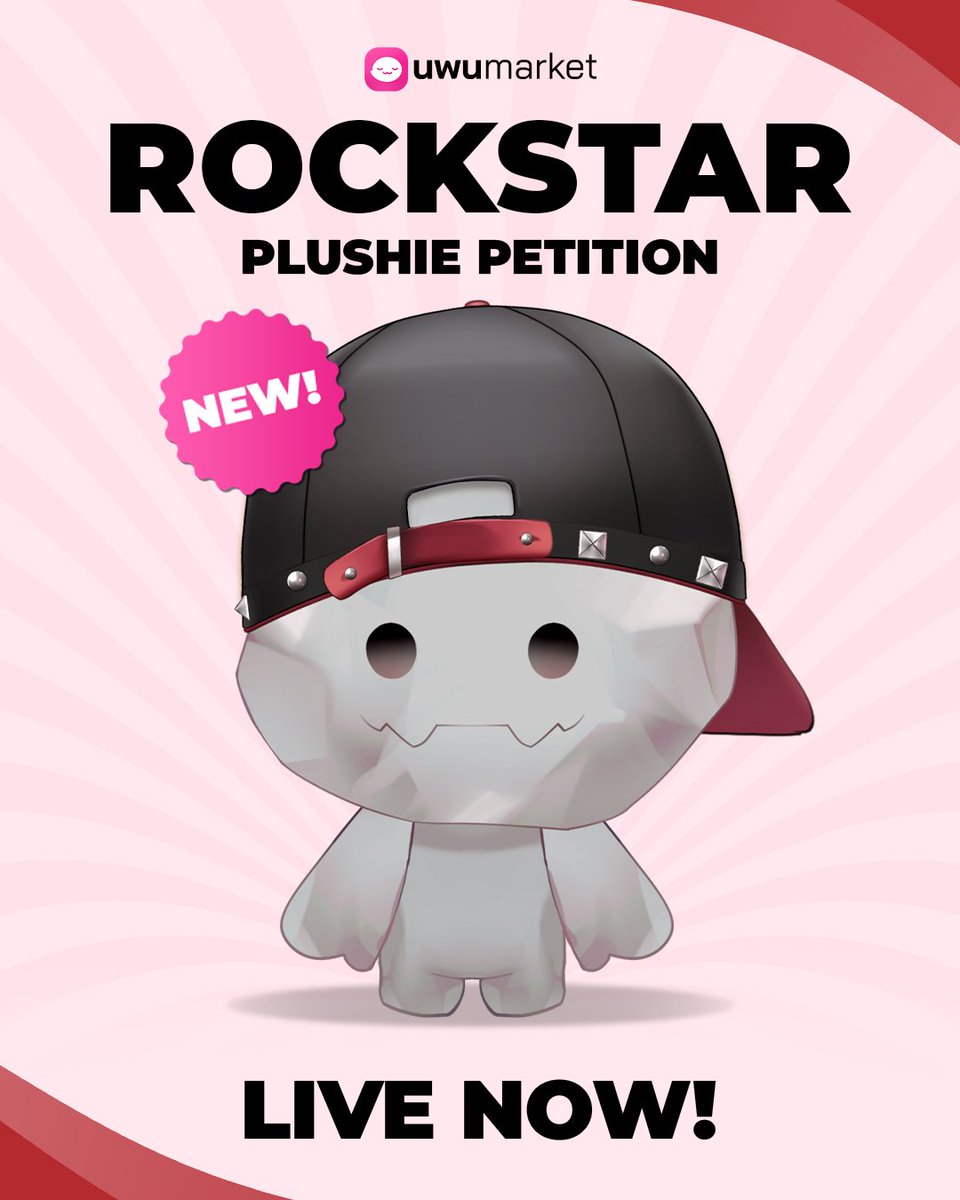 🌟 Current goal @ 11/100 🌟

The algo isn't going to stop me trying! This post doesn't have booba, thighs, goon or cake to help push it. But Rockstar does have a Google doc ready for everyone who doesn't buy it. Rock drama is ready he said! Adopt him and pledge!

Details below 🔗