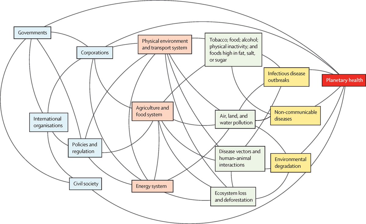 KulikovUNIATF's tweet image. Recent publication @TheLancet highlights three major global threats to population #health: non-communicable diseases #NCDs, outbreaks of infectious diseases, and environmental degradation - that are caused by many shared and interacting factors. 

Non-communicable diseases cause
