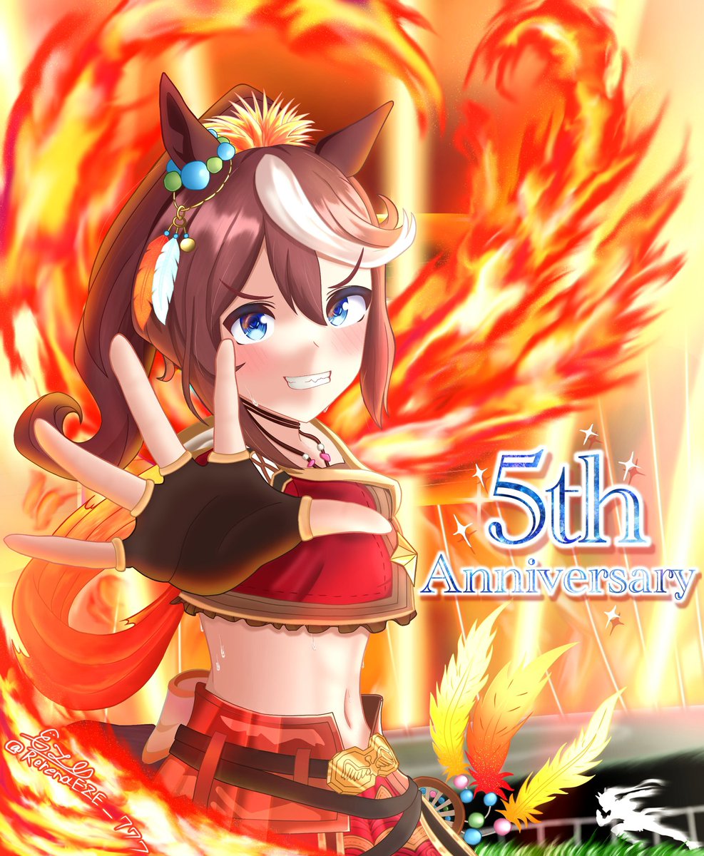 ウマ娘5周年🎊：燃え上がる闘志🔥》 Tokai Teio/トウカイテイオー