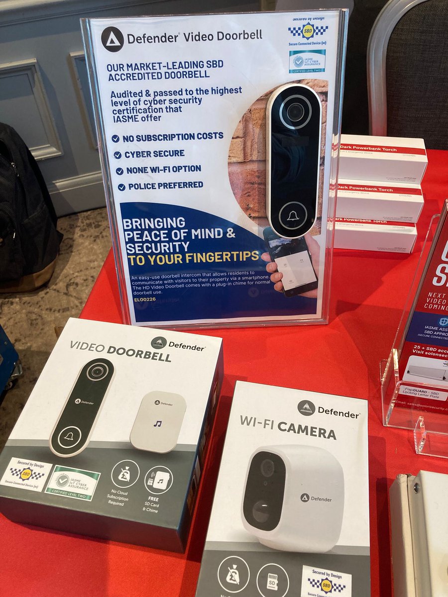 SolonSecurity's tweet photo. We’re ready to go 🎉 #Atlas26 @securedbydesign 

Our team is on hand to showcase our latest innovations and talk through how our market-leading SBD products can support your next project. https://t.co/6epyF2IZgq