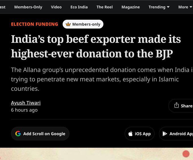 TheRealShekharG's tweet image. Beef Janta Party 🍗
#Bihar #BhoothBangla #OPReformsCG #Thar #TheKeralaStory2 Resign Compromised PM

@Alien_GoodOne  
@ashishk53542554 
@Rebel_Warriors  
@Iam_MKharaud 
@muralitwit 
@RahulSeeker
