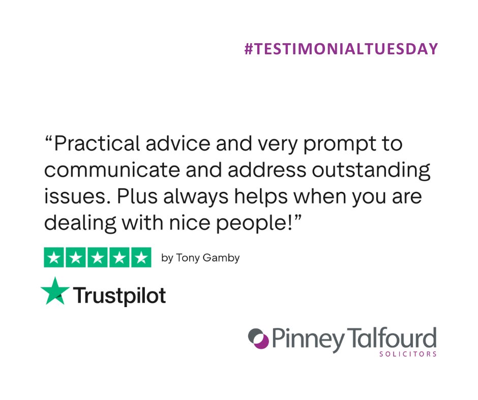 Pinney Talfourd Solicitors tweet media