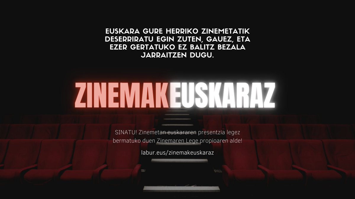 Zinemak Euskaraz tweet media