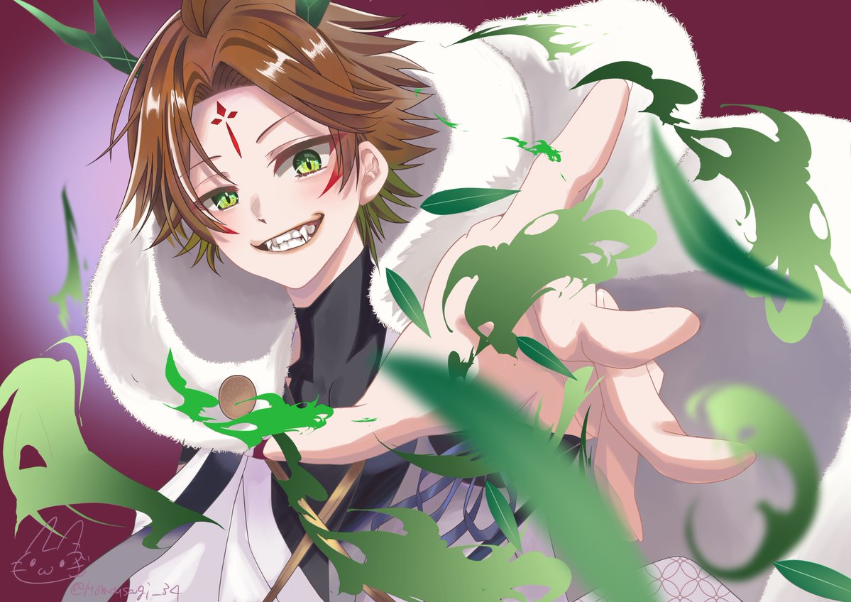 夜叉💚
＃うらたぬ王国の美術館