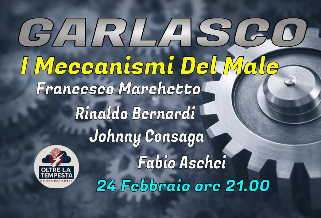 #garlasco - Stasera in diretta ore 21.00 con ospiti molto interessanti! 
youtube.com/watch?v=G79Ok_…