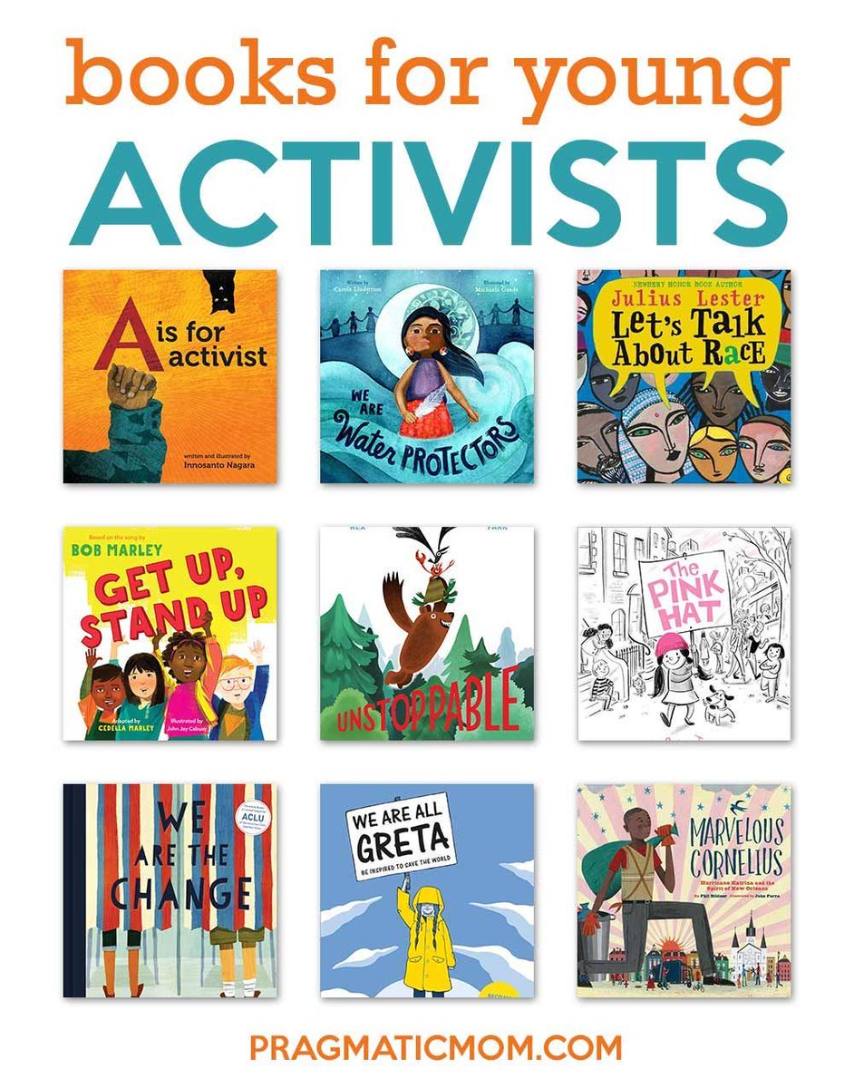 pragmaticmom's tweet image. Newly Updated! 85 Children's Books for Young Activists buff.ly/erdE4Wu via @pragmaticmom #ReadYourWorld #Activists #Activism #KidLit