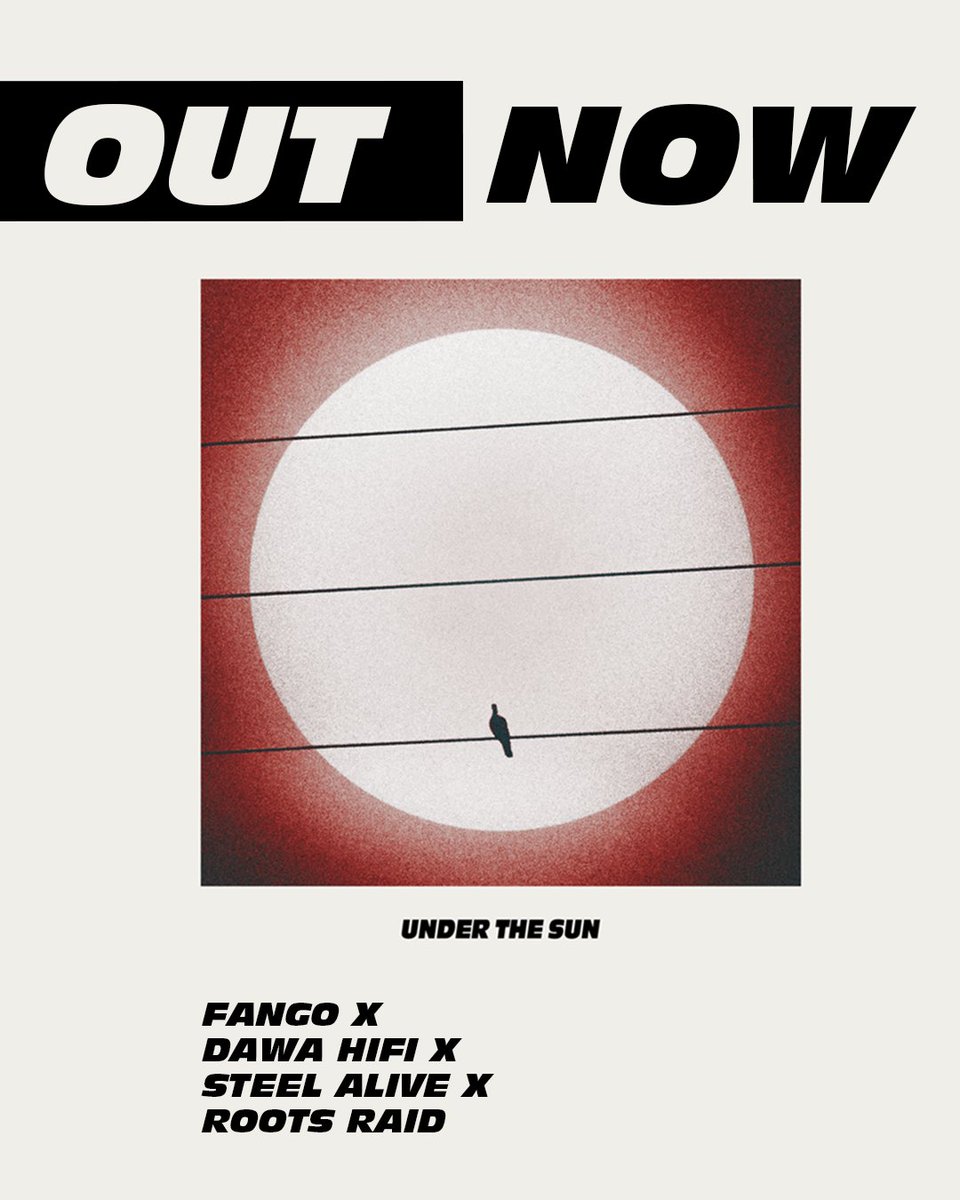 🌞 Under the Sun is out!
2nd single built in la Réunion 🇷🇪 with Fango Dub, ROOTS RAID, Dawa Hifi &amp; Steel Alive 
Enjoyyyy listening everyone 
▶️ Baco.lnk.to/UnderTheSun

Record in Ti Géko Piton studio
📸 Mathieu Dalle 
Bass Cookers x Baco Music production