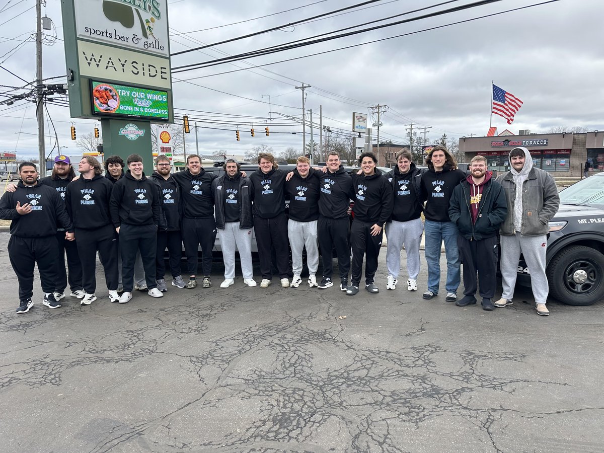 Awesome job by these guys, who raised over $5,000 for Special Olympics Michigan! A big thank you to the <a href="/CMU_Football/">Central Michigan Football</a> community who helped them out!