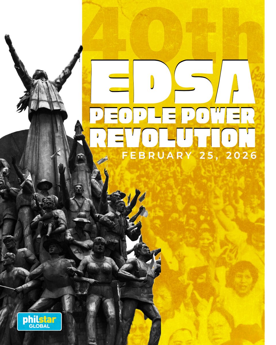 EDSA @ 40: NEVER FORGET ✊

Today, February 25, marks 40 years since the EDSA People Power Revolution peacefully toppled the dictatorship of Ferdinand Marcos Sr. and restored democracy in the Philippines.

Four decades on, we remain steadfast in defending the freedom, justice and