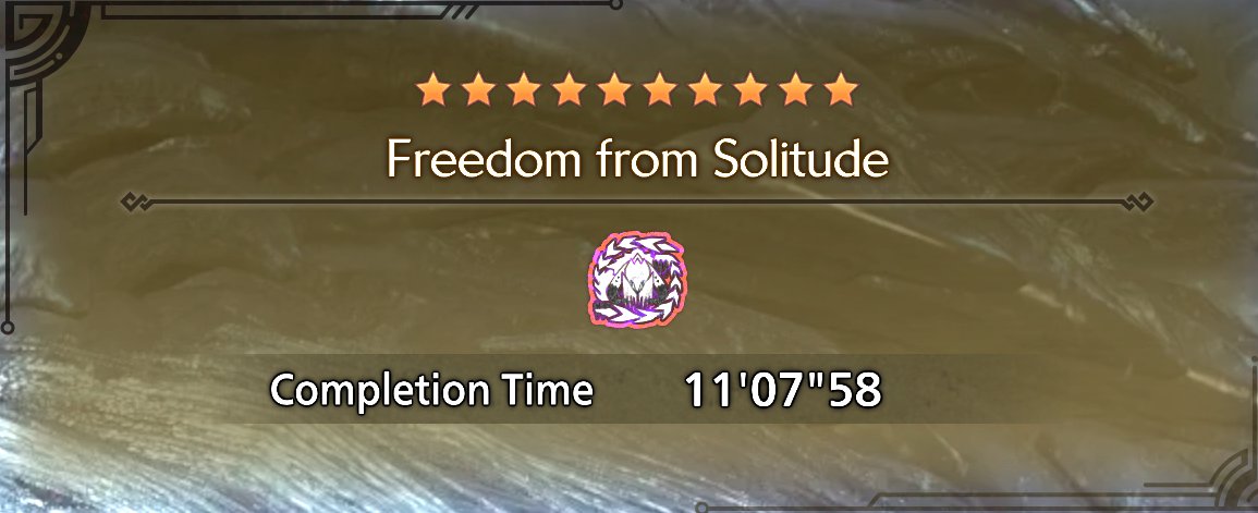 Breaking 10 minutes is hard man. AT Arkveld is peak though. 
#MHWilds