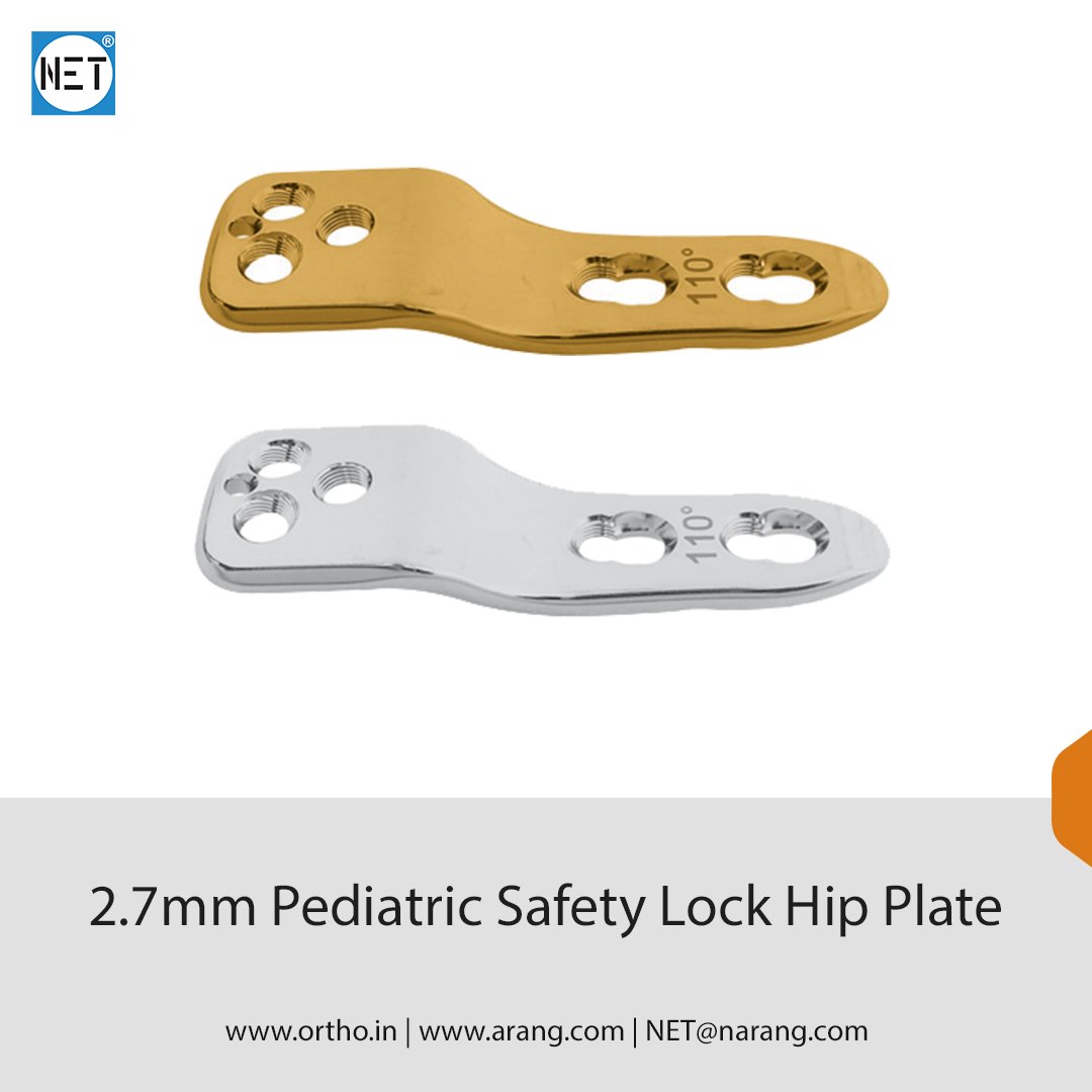 The Pediatric Safety Lock Hip Plate is specifically designed for secure fixation in pediatric proximal femoral fractures and osteotomies. Its low-profile design and locking mechanism provide stable fixation while accommodating the unique anatomical ...
orthopaedic-implants.com/pediatric-impl…