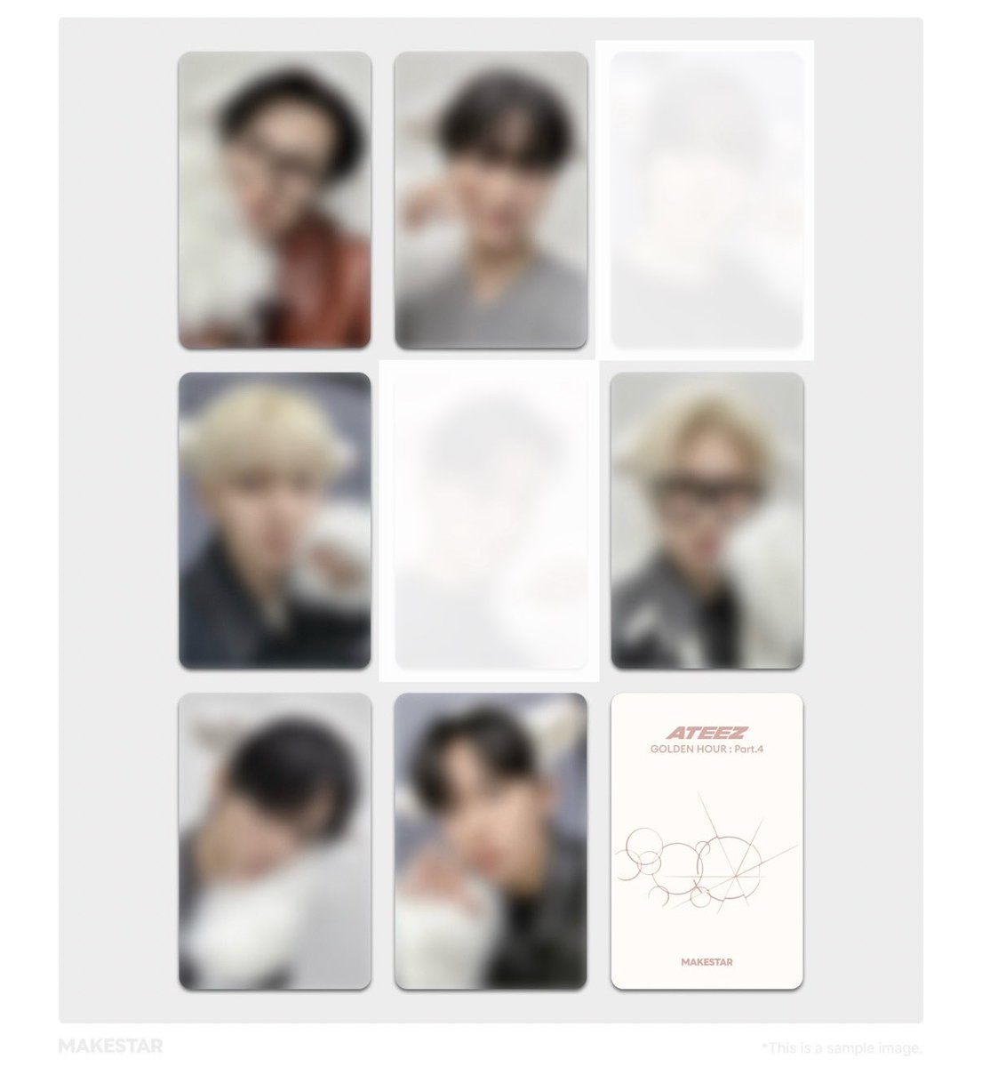 ATEEZ アチズ GOLDEN HOUR Part.4 MAKESTAR トレカ 共同購入 #ATEEZ