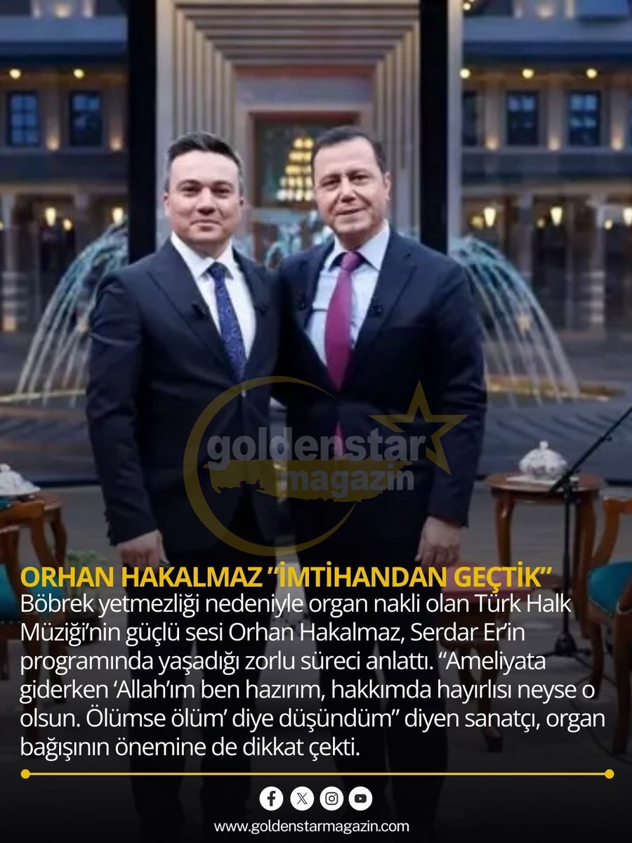 #orhanhakalmaz #serdarer #kanald #iftarprogramı #goldenstarmagazin