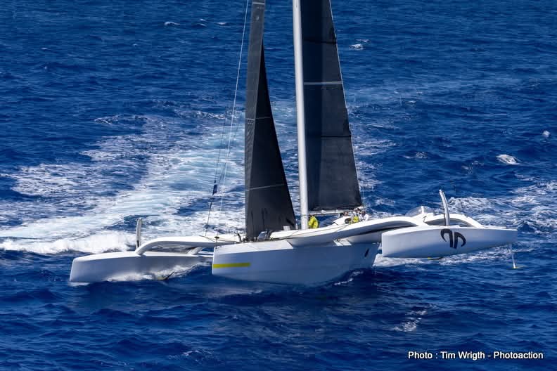 UltimBoat's tweet image. #Ultime #MOD70 #RORCCaribbean600 

Une peu plus de 19 h de course dans les Caraïbes et Argo mène toujours devant Zoulou - Team Team. Les deux MOD70 progressent à entre 16 et 18 noeuds en direction de la Guadeloupe