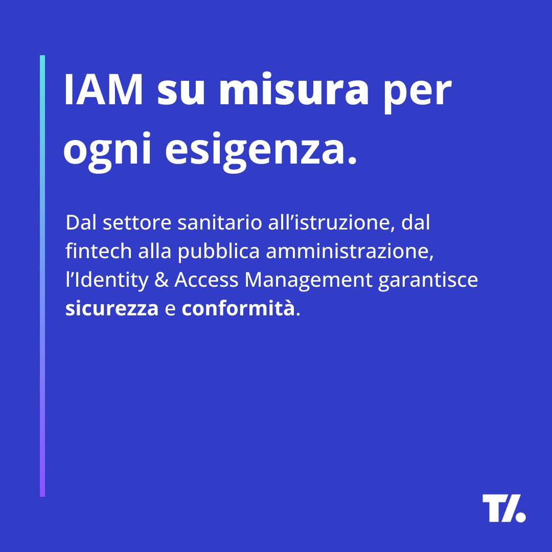 🧩 Le soluzioni IAM non sono tutte uguali.
Tirasa aiuta le aziende di ogni settore a implementare sistemi sicuri, scalabili e adatti ai propri requisiti normativi.

🪡 Contattaci e realizzeremo la soluzione adatta a te:
tirasa.net/contatti

#IAM #OpenSource #Cybersecurity