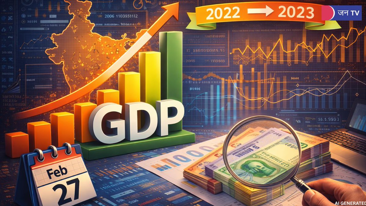JANTV2012's tweet photo. जीडीपी गणना में बड़ा बदलाव: 2022-23 बनेगा नया बेस ईयर | JAN TV
https://t.co/dBb57Glo0w
#GDPIndia #IndianEconomy #BaseYear2022_23 #DoubleDeflation #EconomicReforms #BusinessNews #IMF #GrowthRate #JANTV_RS https://t.co/3DAwV9uUjp